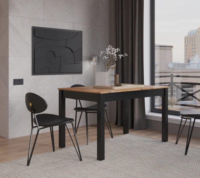 Стол обеденный Лофт дуб вотан STO130/170_4