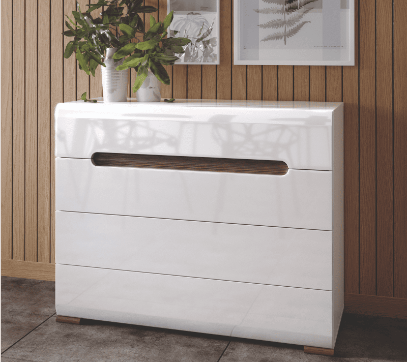 Комод Ацтека белый КОМ4S/8/11_2