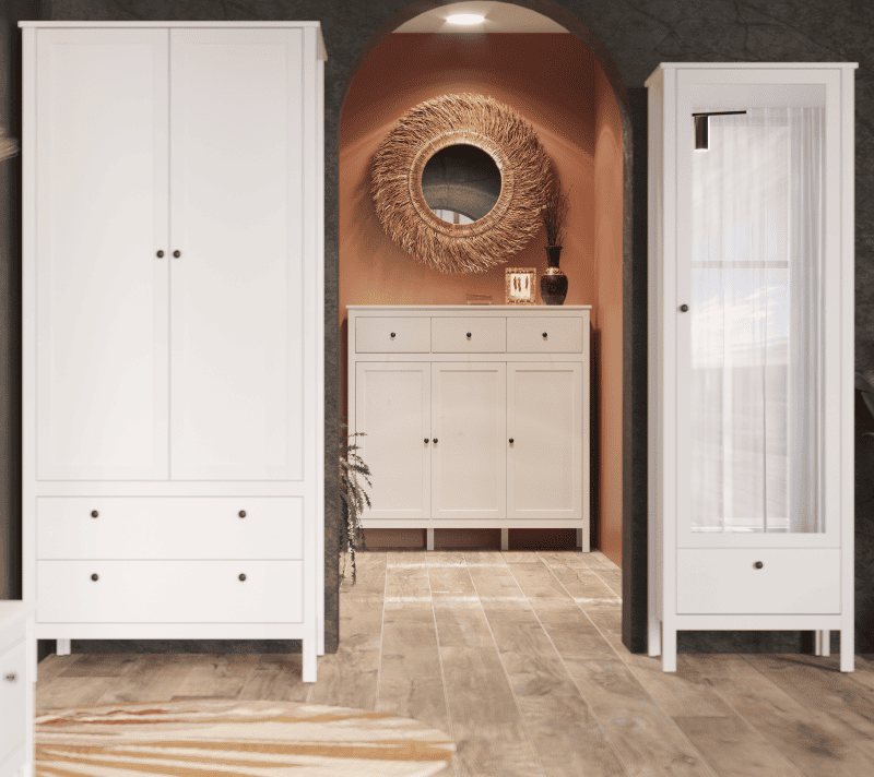 Тумба-комод Эва белый KOM3D3S_5