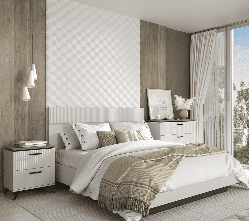 Тумба прикроватная Винати персидский жемчуг/амарок 2S_7