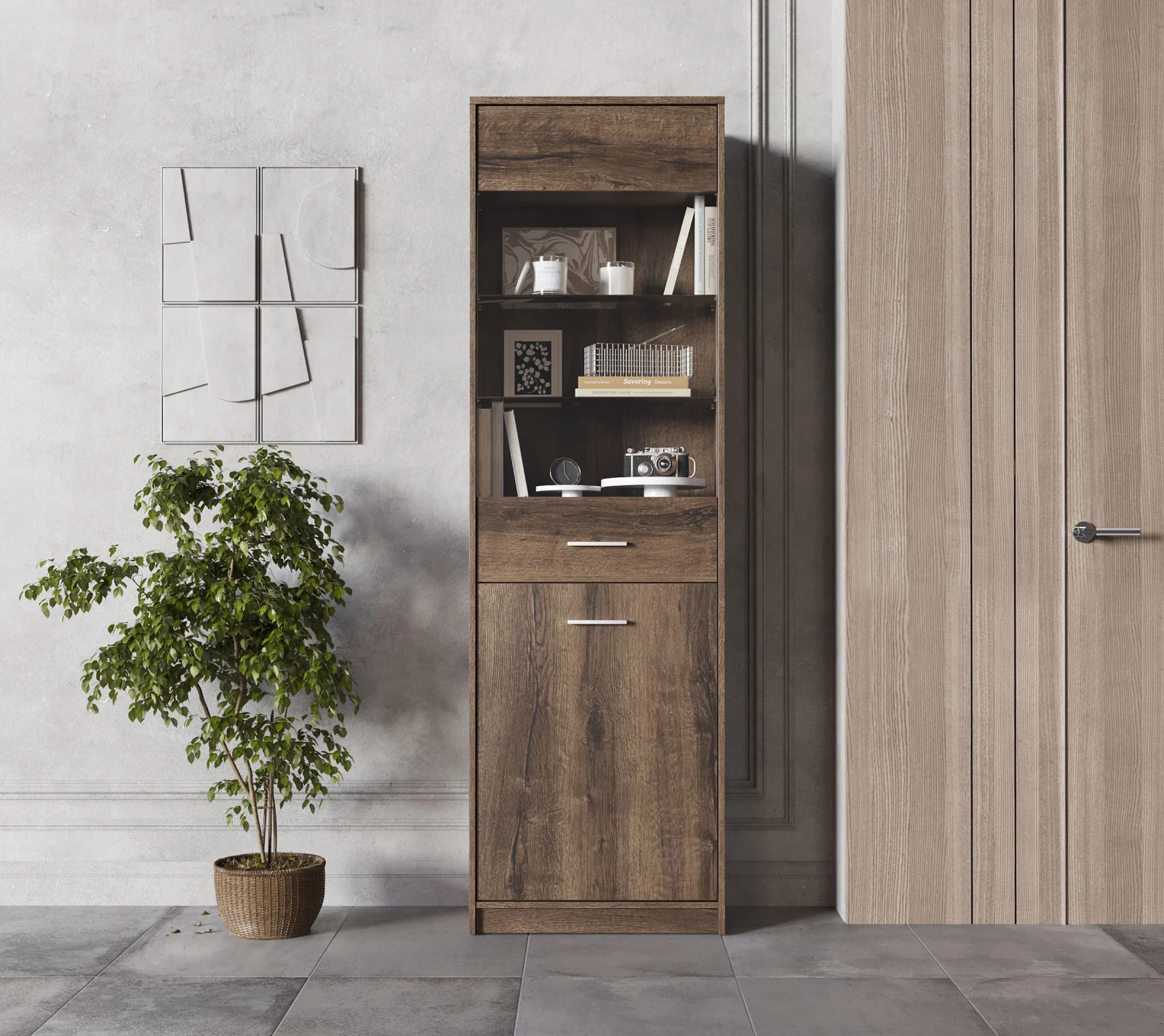 Витрина Непо дуб монастырский REG1D1W_1