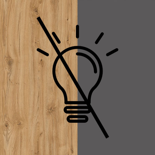 Тумба-витрина Grace дуб наварра/графит KOM2W1D2S