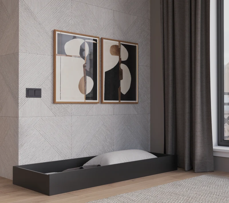 Тумба для постельных принадлежностей Лофт дуб вотан SZU_2