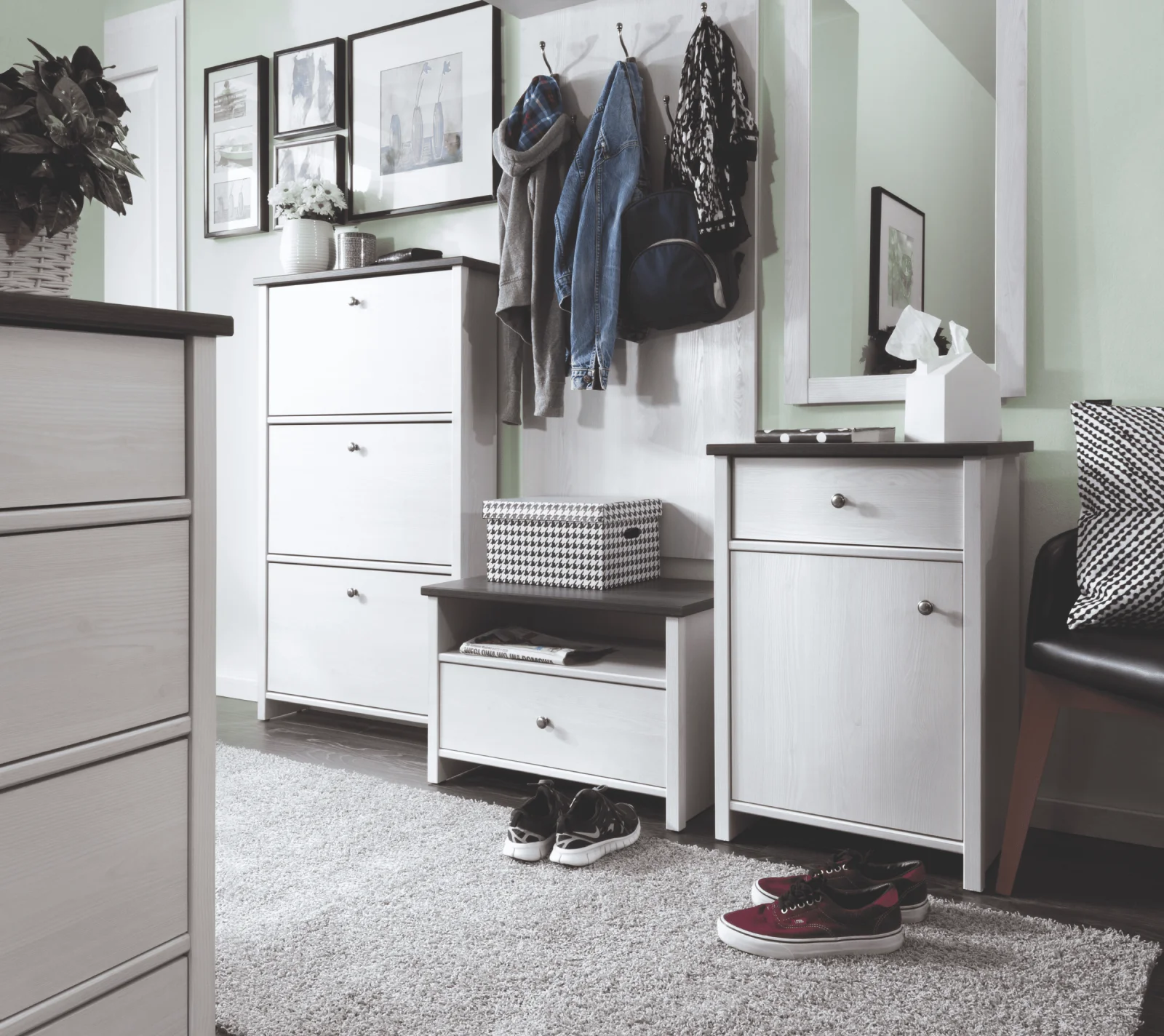 Тумба для обуви Порто джанни/сосна ларико SFB3B_2