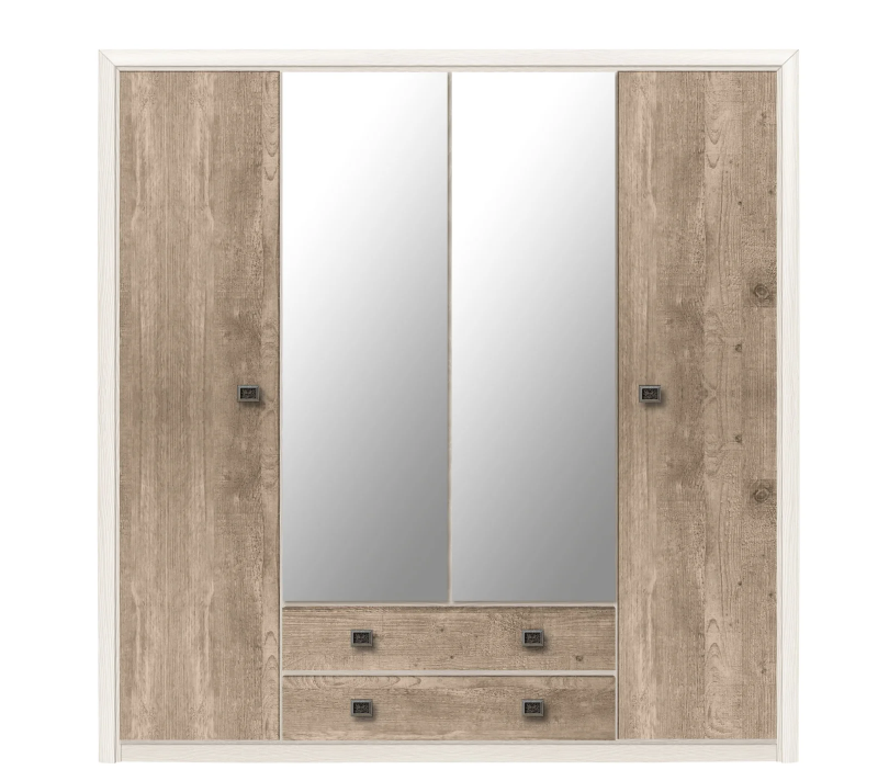 Шкаф Коен ясень снежный SZF4D2S