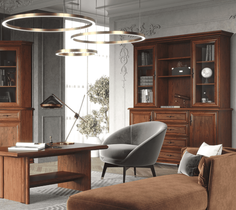 Тумба-комод Кентаки каштан KOM2D4S_5