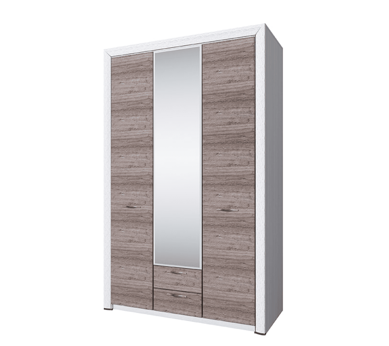 Шкаф с зеркалом Оливия дуб анкона 3D2S