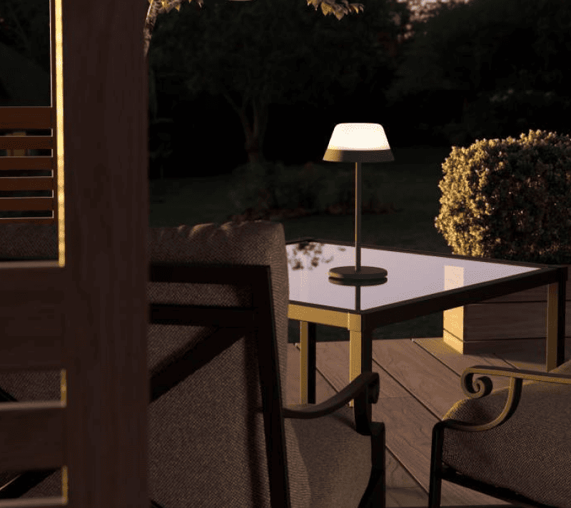 Настольная лампа сенсорная Меджиано зеленый/белый 900981_2