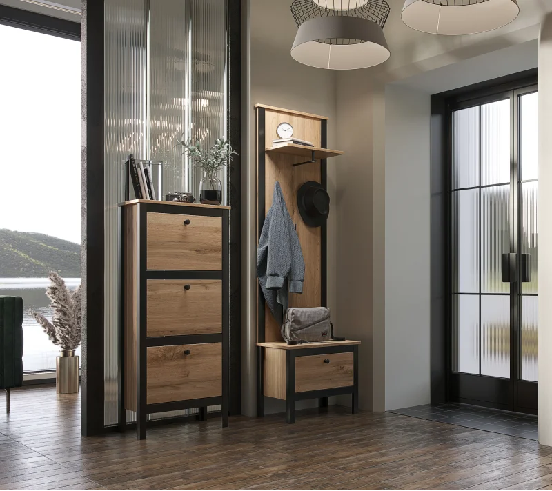 Тумба для обуви Лофт дуб вотан SFB3B/50_7