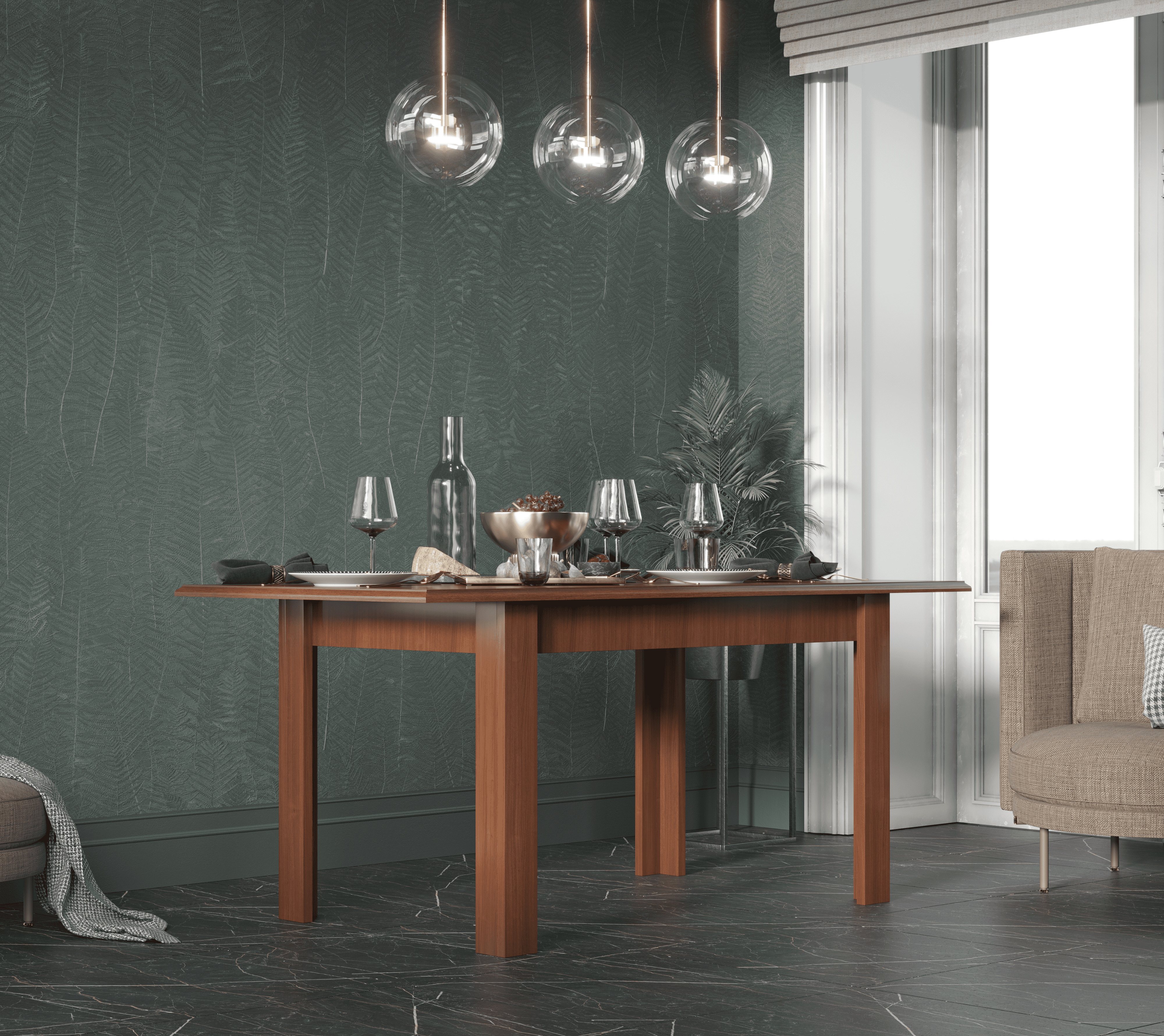 Стол обеденный Стилиус орех донской STO_2