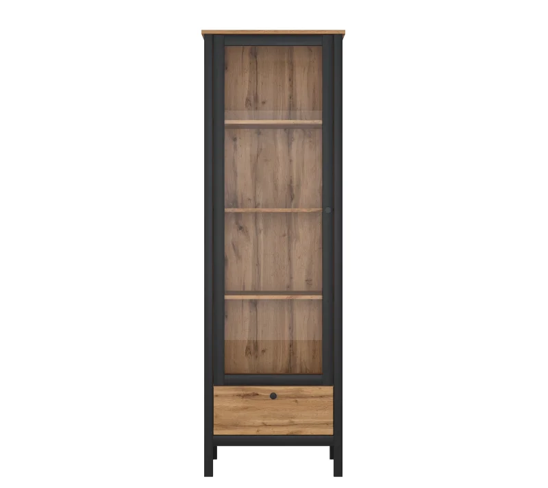 Витрина Лофт дуб вотан REG1W1S