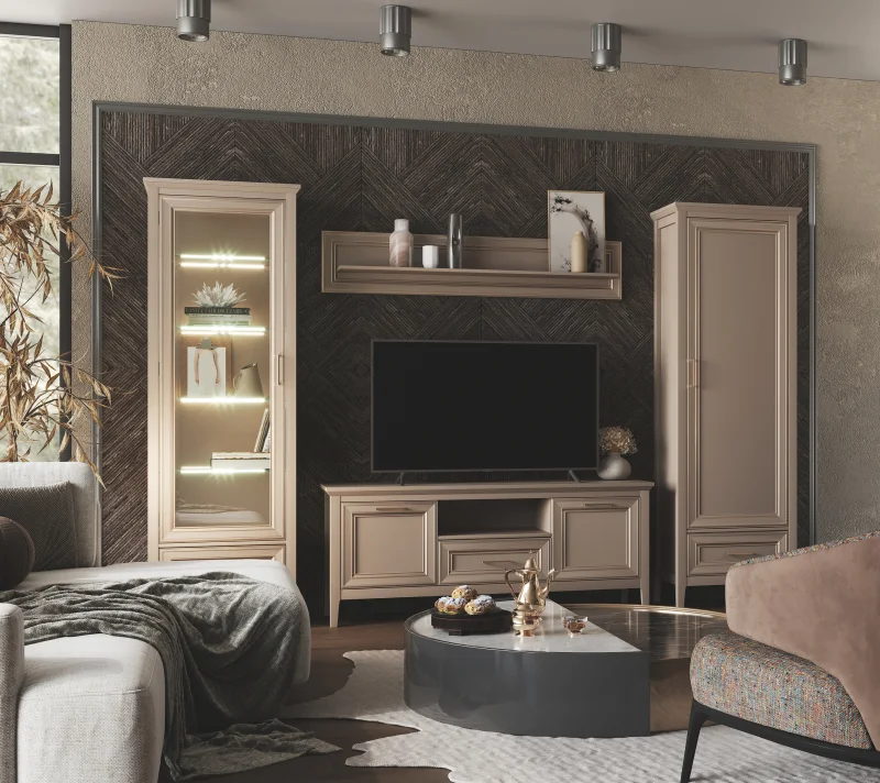 Полка Классик глиняный серый POL_4