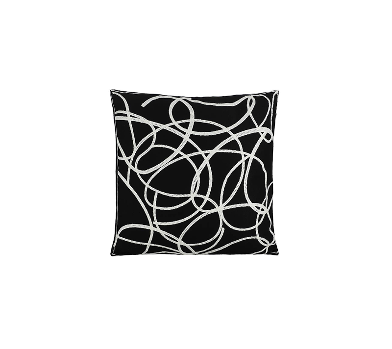 Подушка декоративная Чевери черный/белый 420006