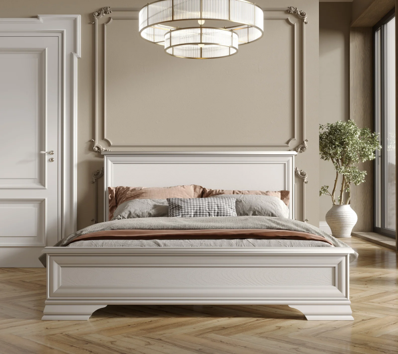 Кровать с подъемным механизмом Кентаки белый LOZ160x200_1