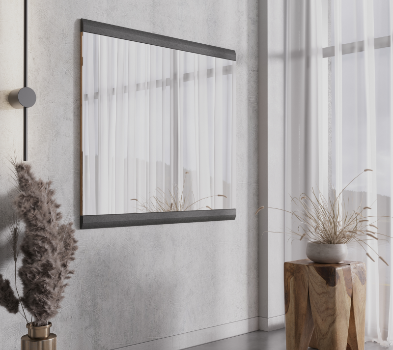 Зеркало Грейс дуб наварра/графит LUS_2