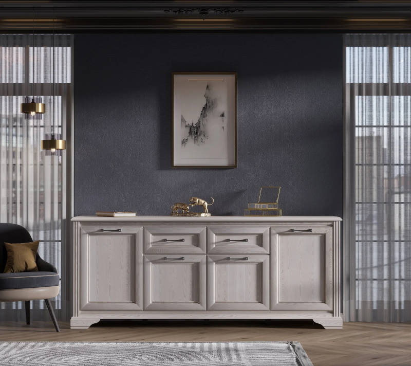 Тумба-комод Стилиус лиственница сибирская KOM4D2S_1