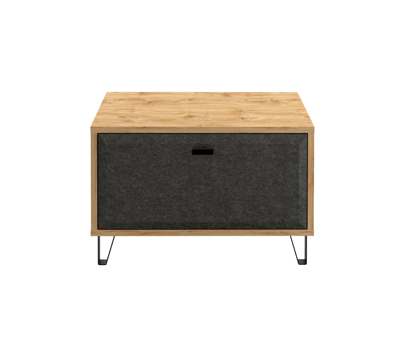 Тумба для обуви Грейс дуб наварра/графит KOM1K