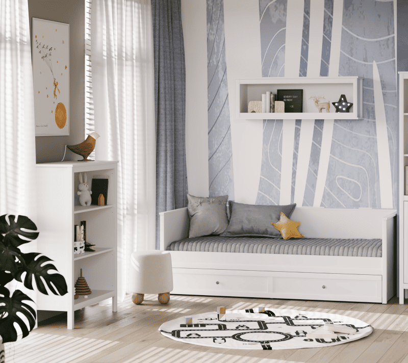 Стеллаж Эва белый REG/125_4