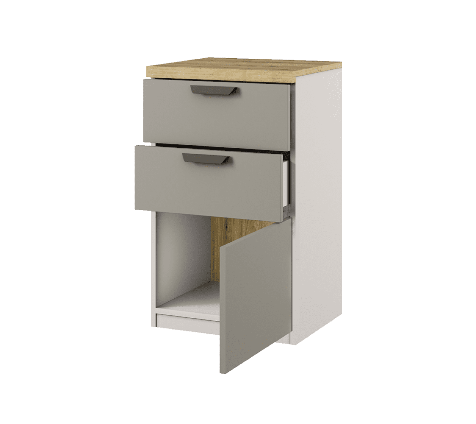 Тумба-комод Модерн персидский жемчуг/ирландский ликер/дуб наварра 1D2S_1