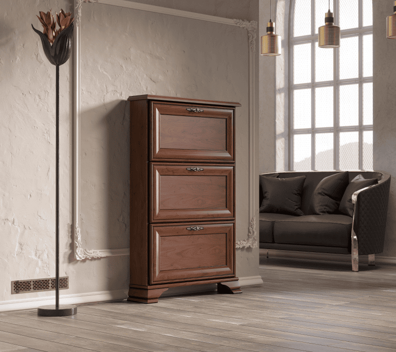 Тумба для обуви Кентаки каштан SFB3B_3