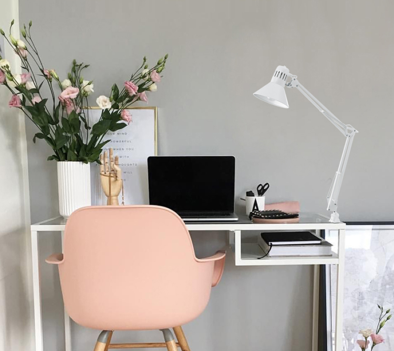 Настольная лампа Фирмо белый 90872_1