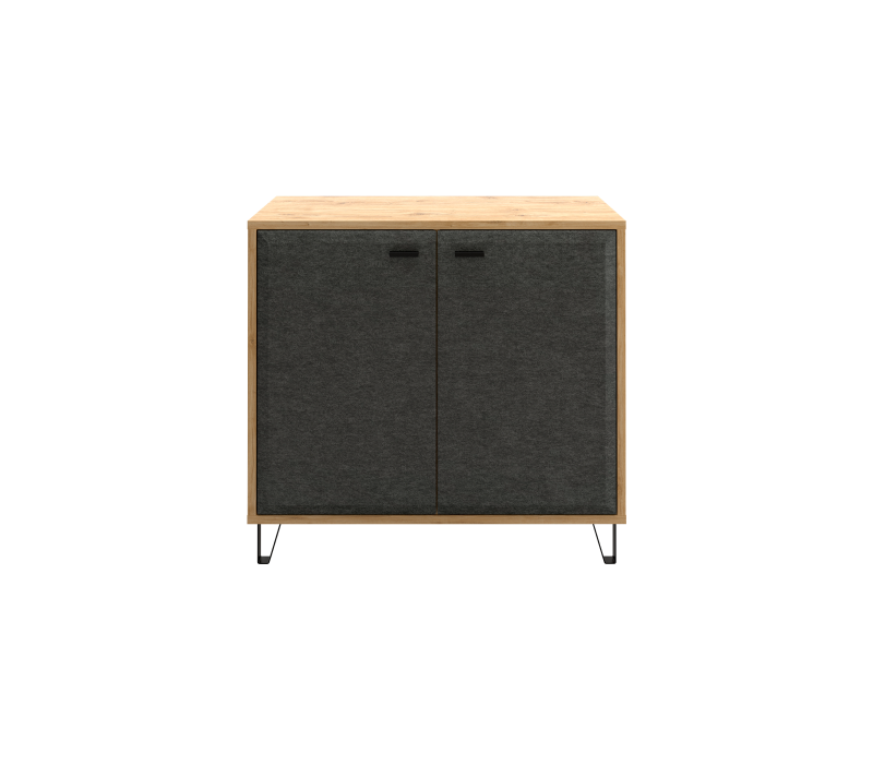 Тумба Грейс дуб наварра/графит KOM2D