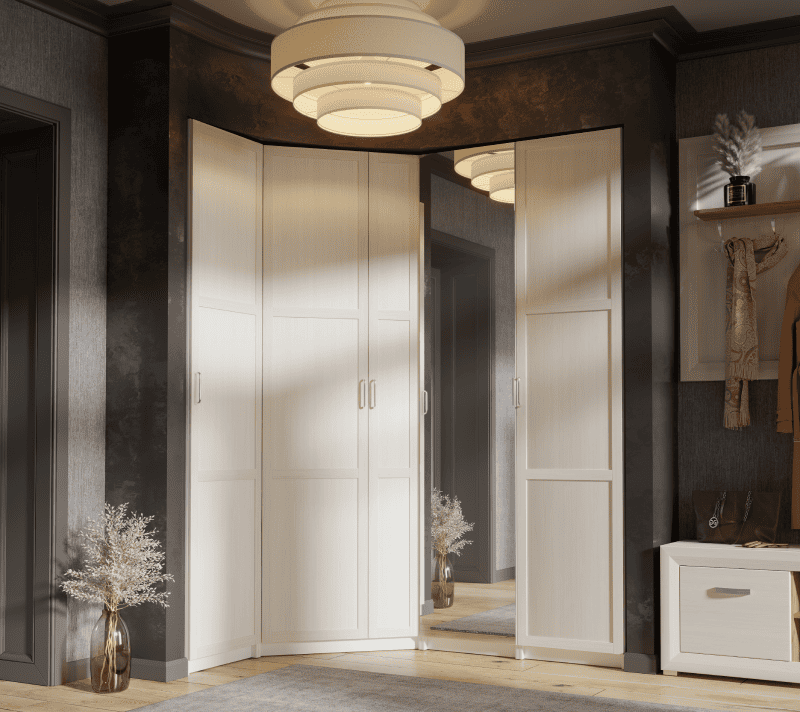 Угловой шкаф Моби лиственница сибирская SZFN_3