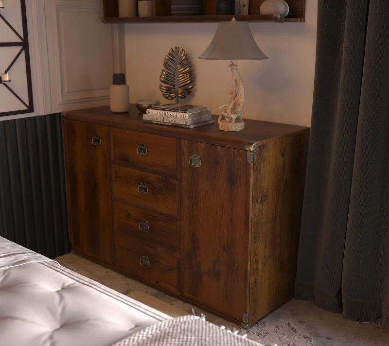 Тумба-комод Индиана дуб саттер JKOM2D4S_6