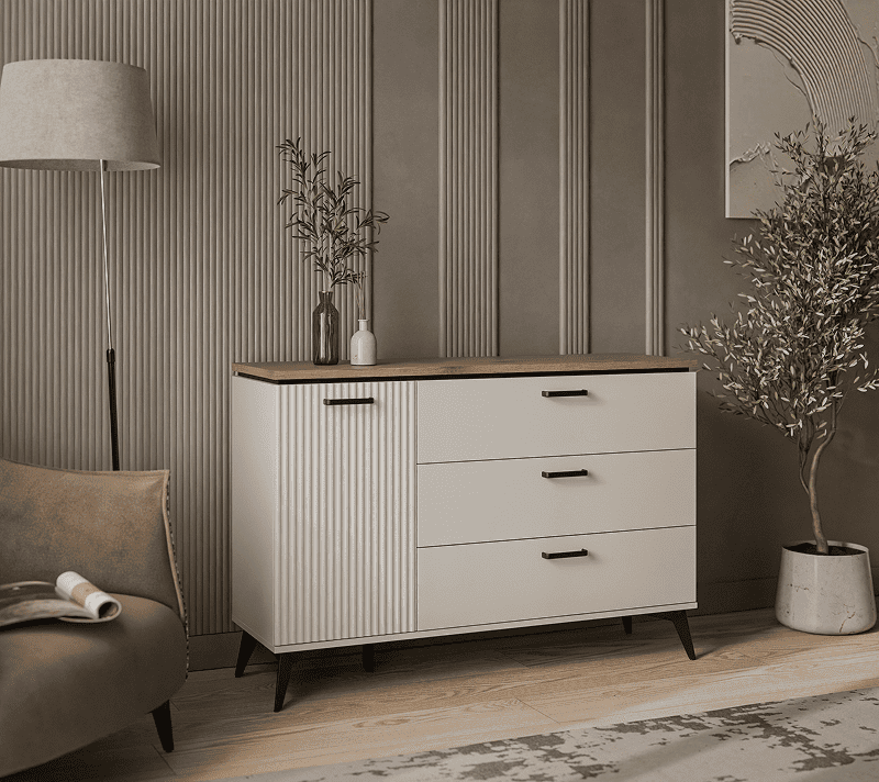 Тумба-комод Винати персидский жемчуг/амарок 1D3S_3