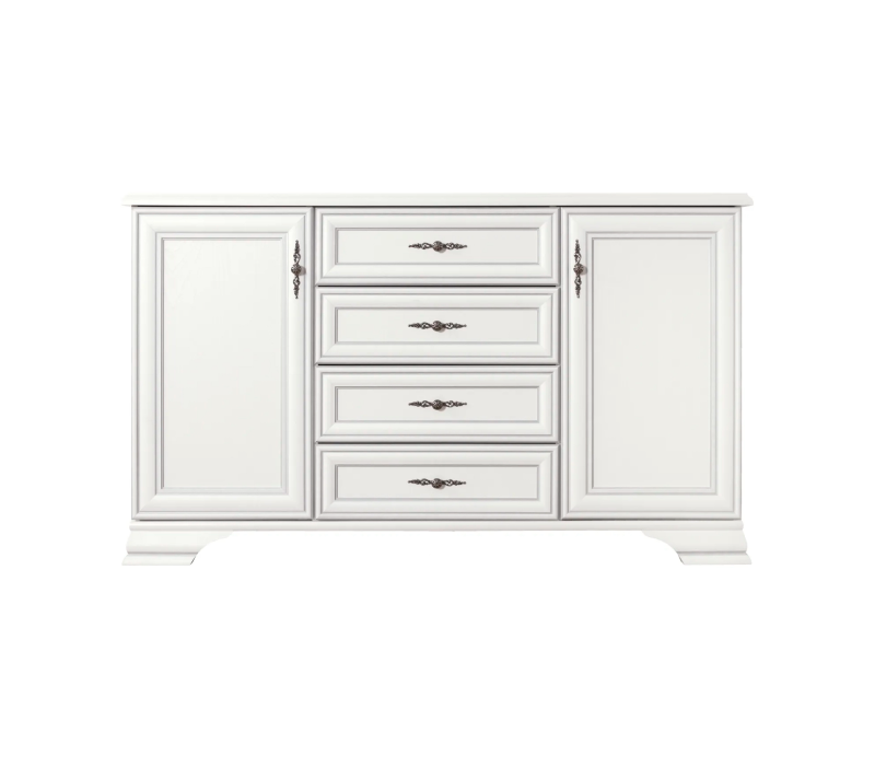 Тумба-комод Кентаки белый KOM2D4S