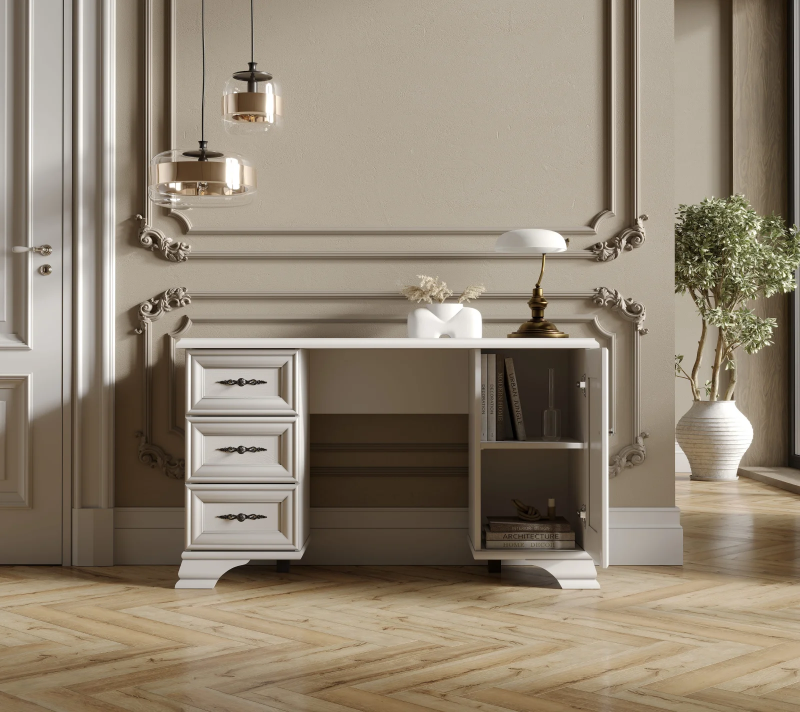 Стол туалетный Кентаки белый TOL_2