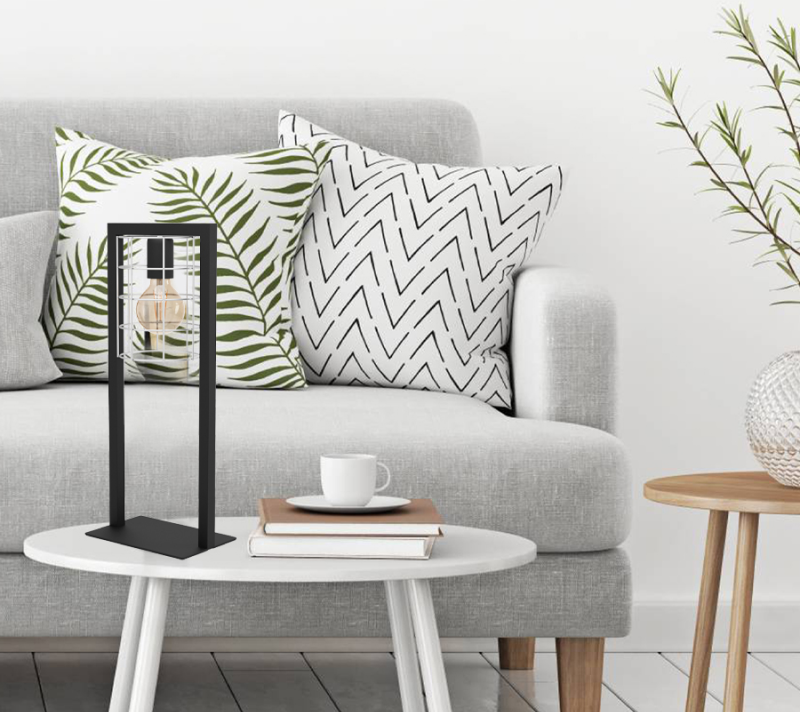 Настольная лампа Джубили черный/оцинкованный 43665_1