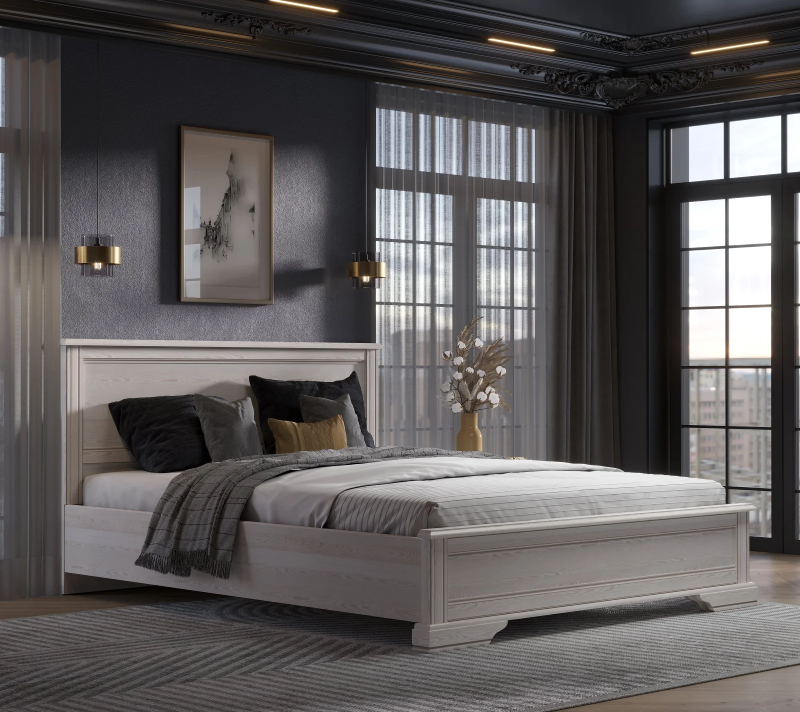 Кровать Стилиус лиственница сибирская LOZ160x200_2