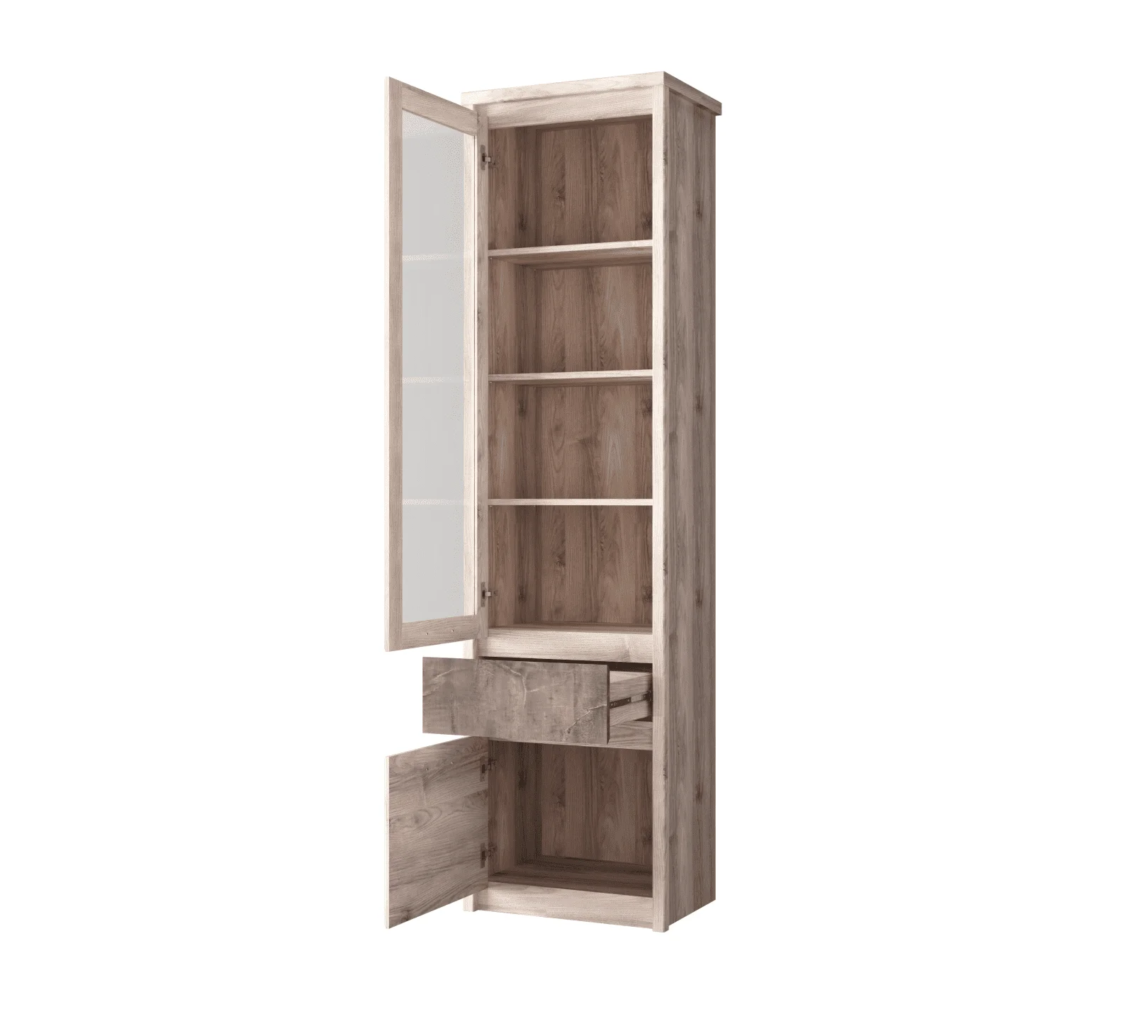 Витрина Джаз каштан найроби/оникс 1V1D1S_1