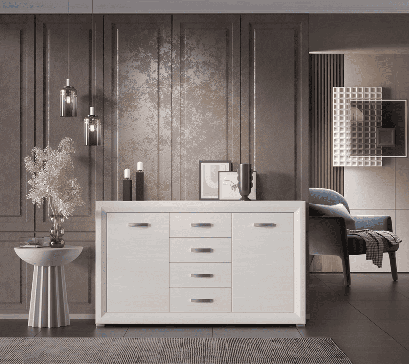 Тумба-комод Мальта лиственница сибирская/орех лион KOM2D4S_1