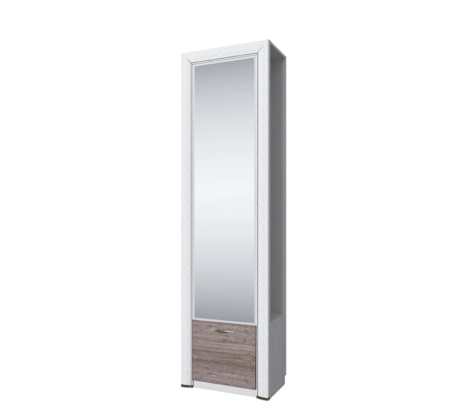 Шкаф с зеркалом Оливия дуб анкона 1DZ