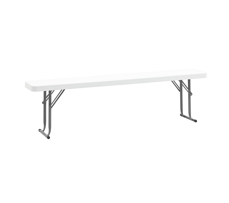 Скамья складная Кейт белый 152x25x42