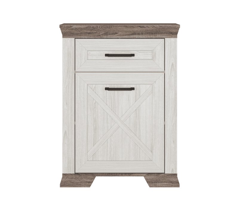 Тумба Марсель ясень снежный KOM1D1S