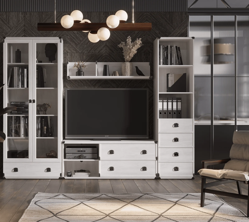 Стеллаж Индиана сосна каньон JREG4SO/50_6