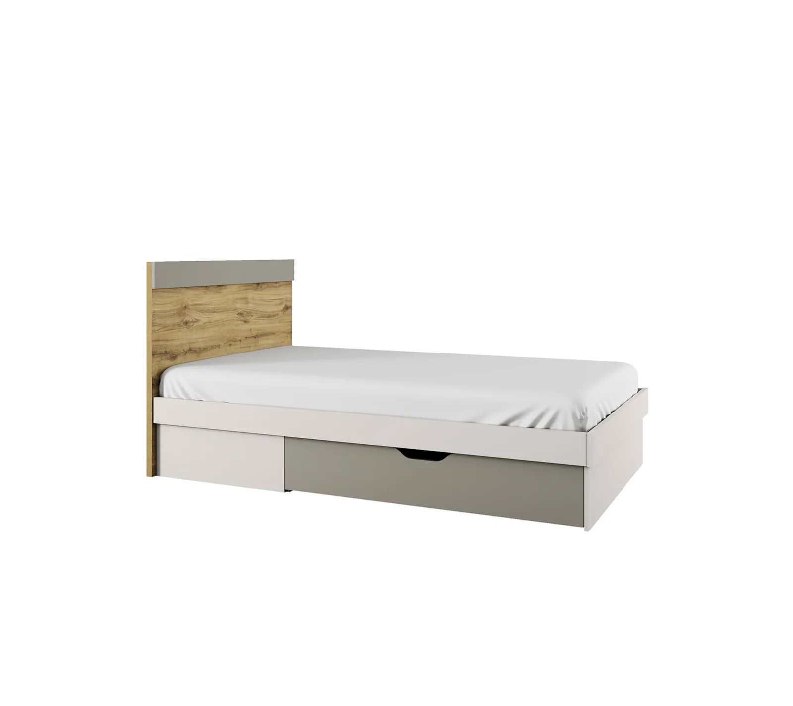 Кровать Модерн персидский жемчуг/ирландский ликер/дуб наварра 120Sx200