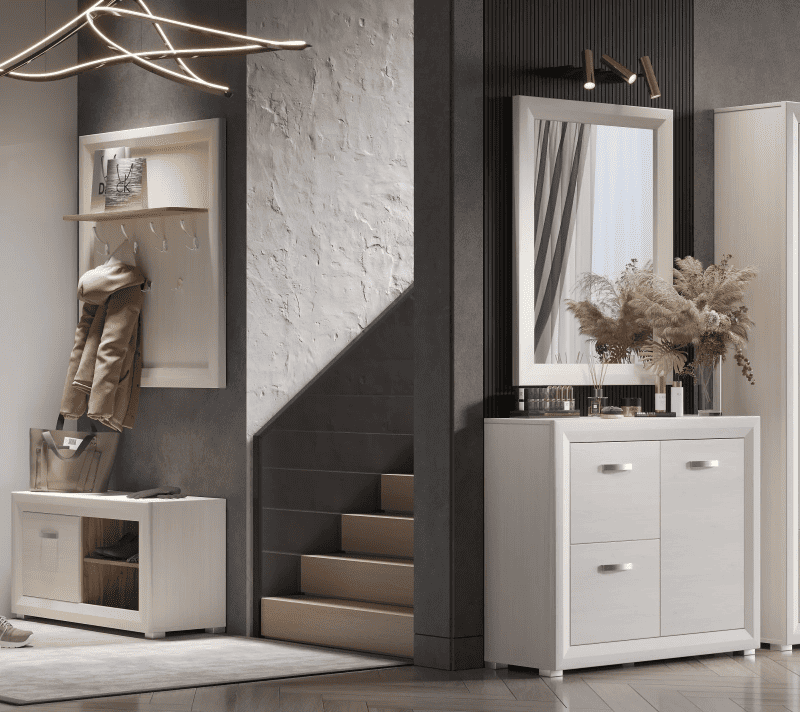 Зеркало Мальта лиственница сибирская/орех лион LUS/60_4