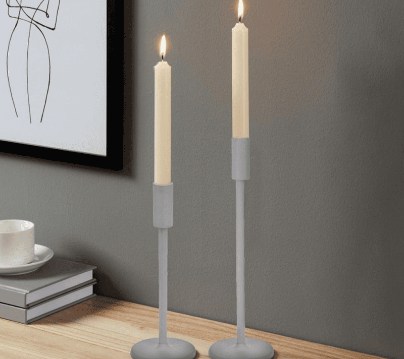 Подсвечник Джеллико серый 422068_1