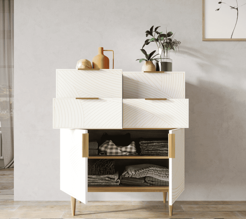 Комод Лайн бежевый LN17/GR1/beige_2