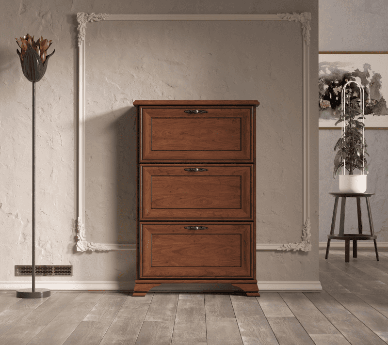 Тумба для обуви Кентаки каштан SFB3B_1