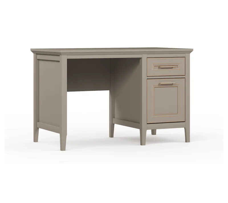 Стол письменный Классик глиняный серый BIU1D1S_2