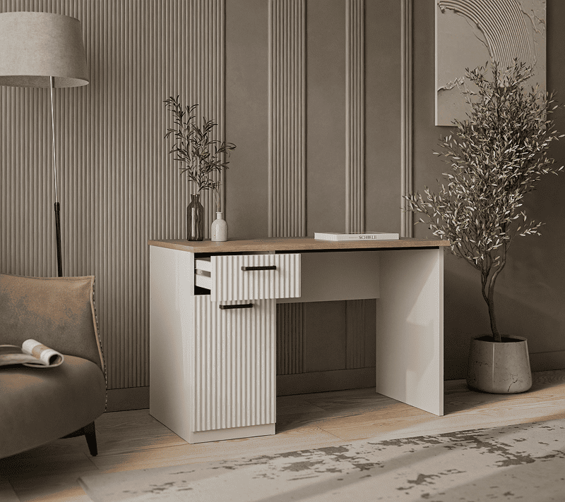 Стол письменный Винати персидский жемчуг/амарок 1D1S_2