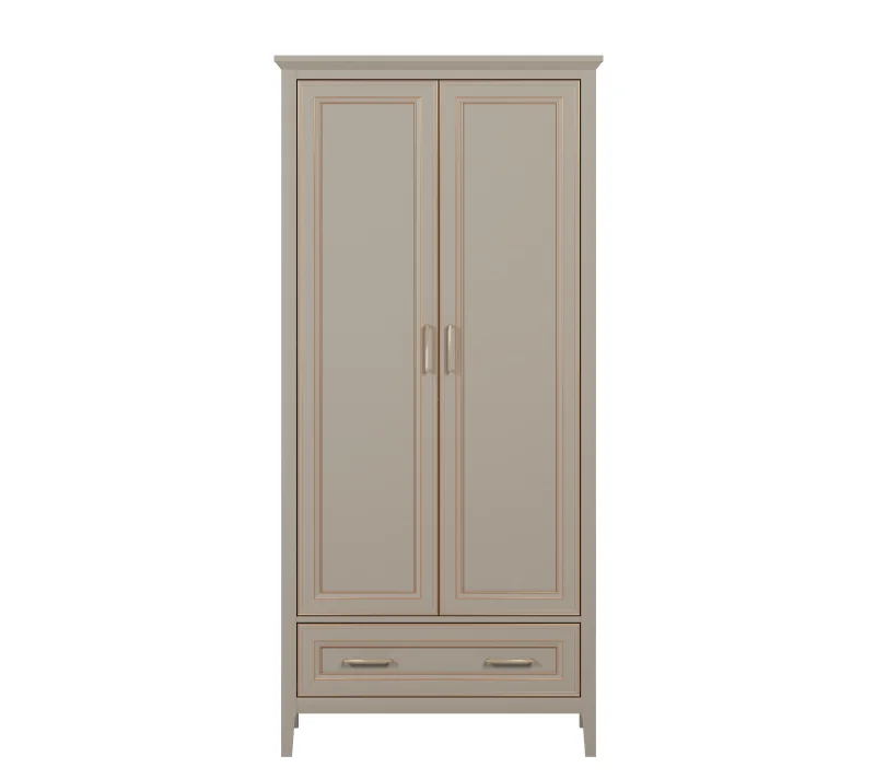 Шкаф Классик глиняный серый SZF2D1S/95