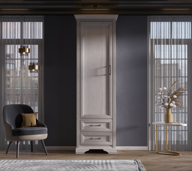 Шкаф Стилиус лиственница сибирская REG1D2S_1