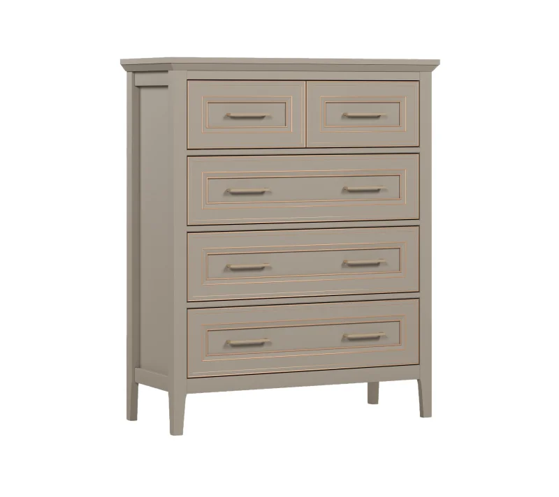 Комод Классик глиняный серый KOM5S_2