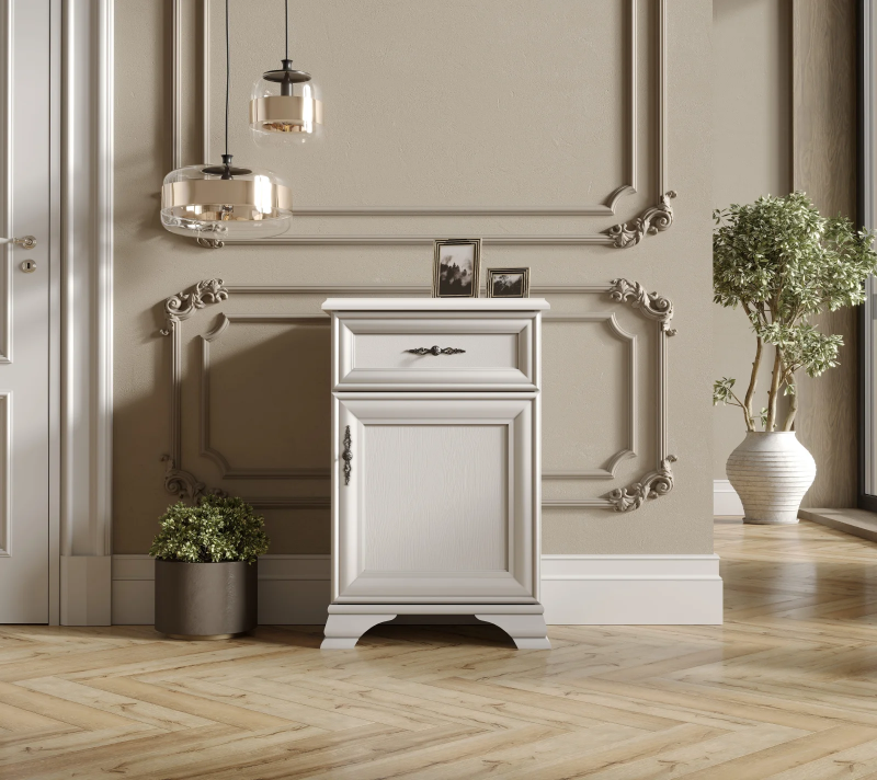 Тумба Кентаки белый KOM1D1S/P_1